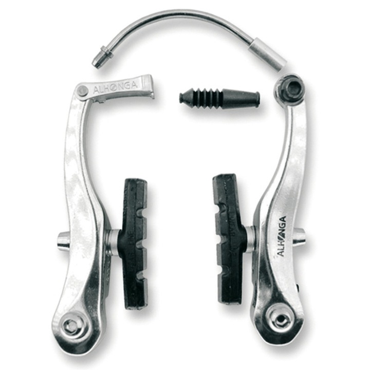 Sistem frane bicicleta ALHONGA V-Brake, argintiu, model HJ-806ADO-SILVER