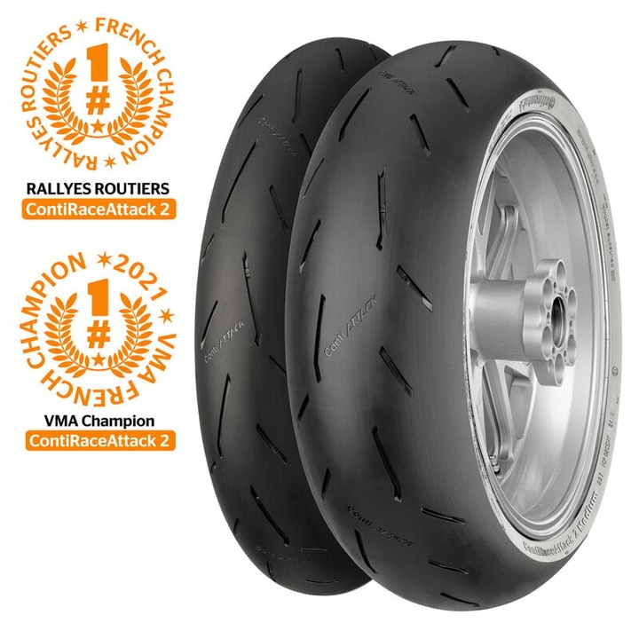 Мотоциклетна гума CONTINENTAL CONTIRACEATTACK 2 MED 190/55 ZR 17 M/C 75W