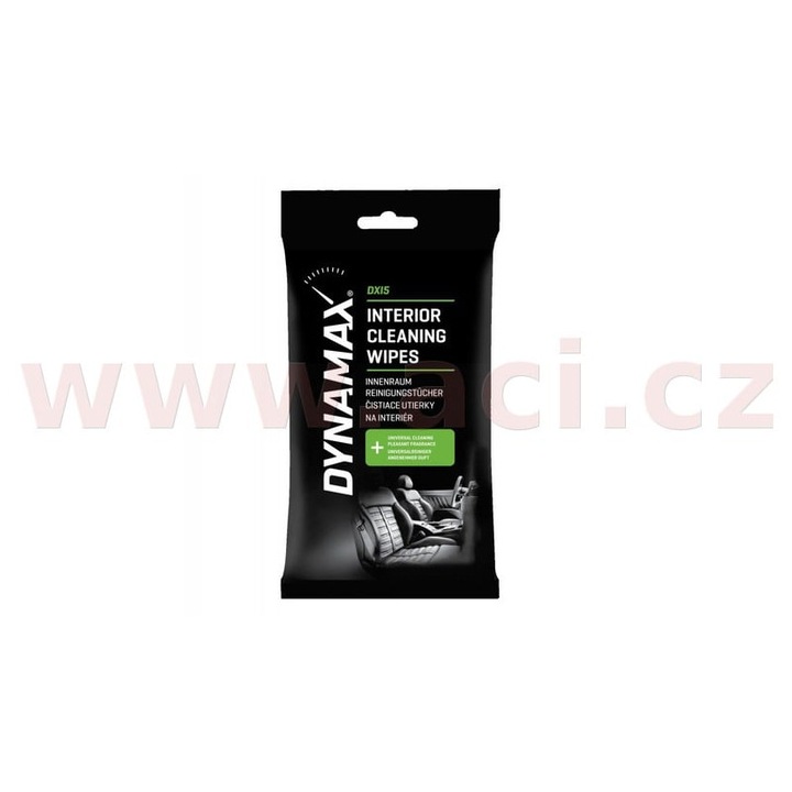 DYNAMAX DXI5 nedves tisztítókendő, 24 db-os készlet, autó belső térhez, multifunkcionális használat, gyors tisztítás, friss illat