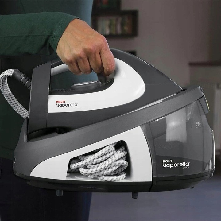 Statie de calcat cu abur Polti Vaporella Simply VS10.12, 2200W, 6,5 bar, rezervor 1,5L, ceramica