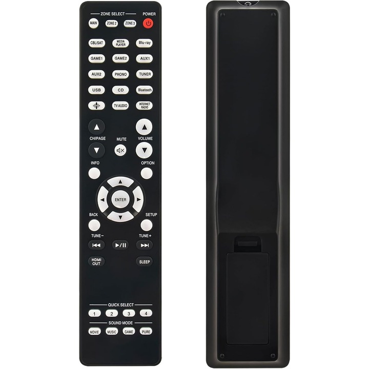 Дистанционно управление за подмяна RC-1256 за Denon AV Receiver AVR-X6800 AVR-X6800H Аудио система