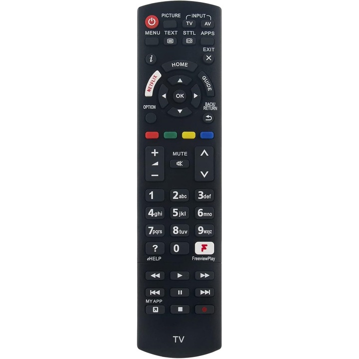 Telecomanda inlocuire N2QAYB001212 pentru Panasonic TV TX-32FS400B TX-40FS500B TX-50GX700B pentru Smart LED Viera