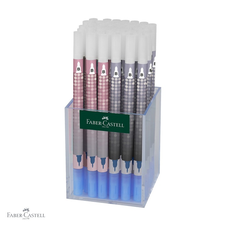 Pic cu rescriere Faber-Castell Scribolino, dublu varf (B), display 45 bucati, pentru corectii scriere cu cerneala