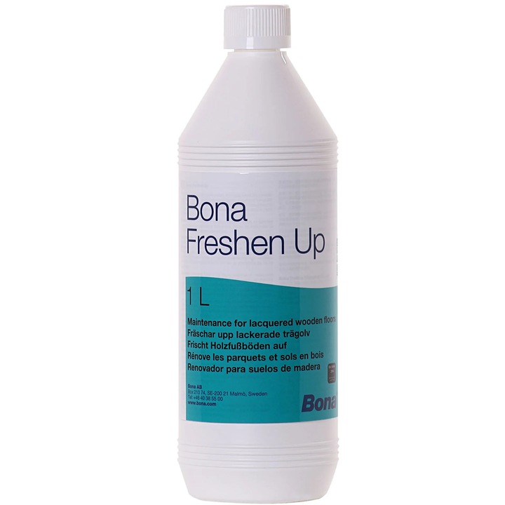 Bona Freshen Up 1L – Laminált és tömörfa padló tisztítóoldat, védelem és ragyogás