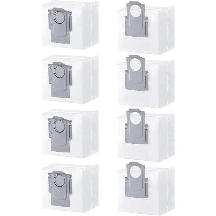8 porzsák készlet Roborock S8/S8+/S8 Pro Ultra/S7 MaxV Ultra/S7 Pro Ultra/Q7+/Q7 Max/Q7 Max+/Q5+ porszívókhoz