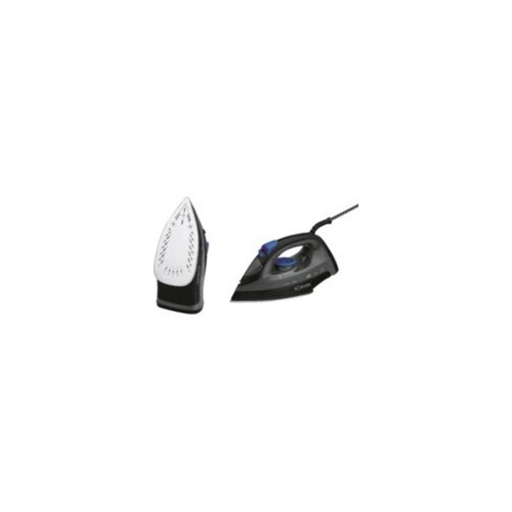 Fier de calcat cu abur DB 6003 CB, 1800W, 7 functii, negru-albastru, 150ml