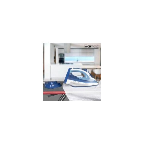 Fier de calcat cu abur DB 3706, 2400 W, rezervor 350 ml, alb si albastru