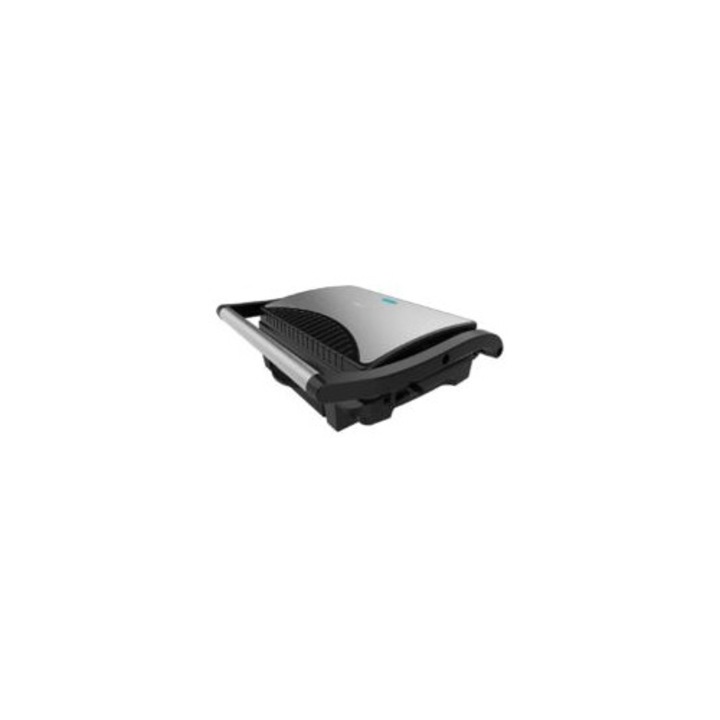 Gratar electric l 1000 Dark, 1000W, suprafata de gatit 25.4x17.5cm, negru, cu capacitate de ajustare a inaltimii