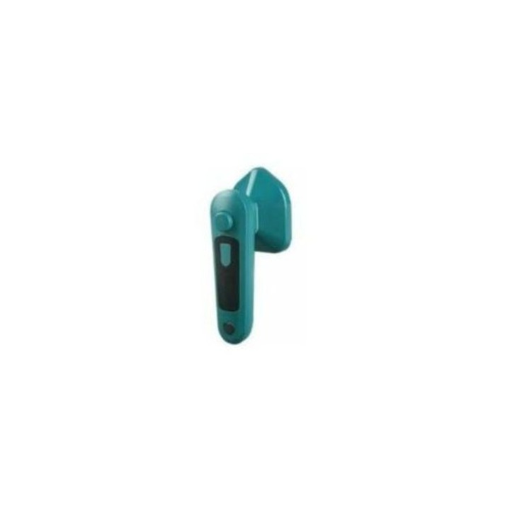 Fier de calcat cu abur portabil, verde, 75x95x175mm, set cu suport din silicon si cana de masurare