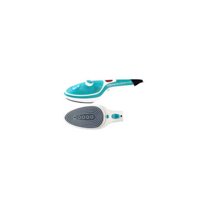Fier de calcat vertical cu abur 1000W, 70ml rezervor apa, talpa ceramica, 2 perii, dimensiuni 355x90x100mm