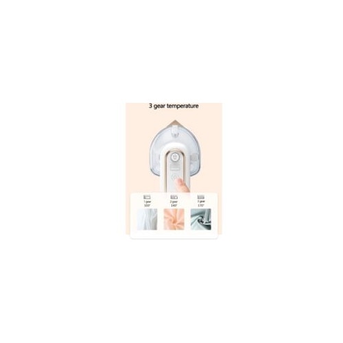 Fier de calcat mini, fara fir, reincarcabil, 3 setari de temperatura, 80ml, portabil