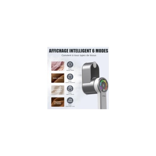 Steamer vertical 1200W, 120ml, 5 niveluri abur, design umed si uscat, compact pentru acasa si calatorii
