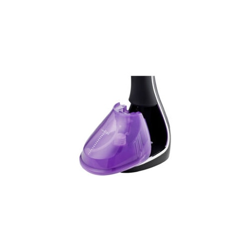 Aparat de calcat cu abur ST-8921, 1600 W, negru, violet, set cu 2 perii