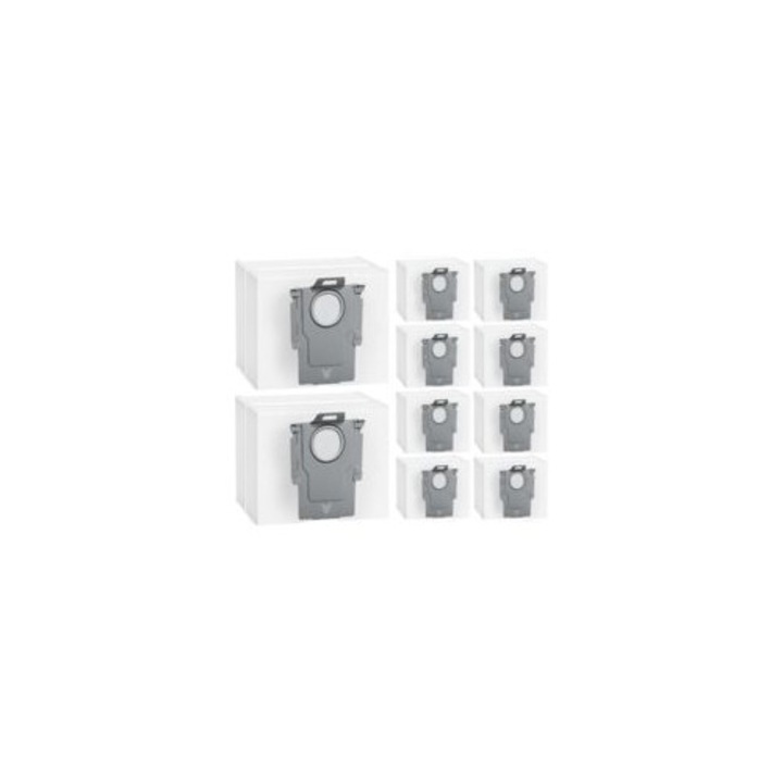 10 db porzsák készlet S7, S8, Q5, Q7 robotporszívókhoz, 3 liter
