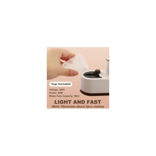 Fier de calcat portabil, incalzire rapida, abur, dimensiuni 12x10.5cm, set compact pentru calatorii