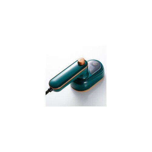 Fier de calcat mini portabil, functie spray, uscat si umed, 150C, 50ml, verde