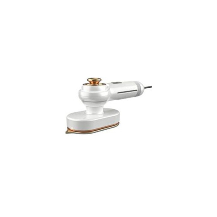 Fier de calcat portabil, mini fier de calcat compact, functie de abur, pentru haine, camasi si tesaturi