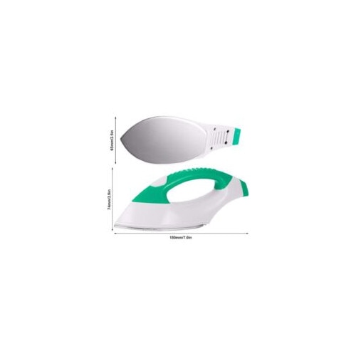 Fier de calcat mini, portabil, suprafata din otel inoxidabil, 18x7.8x6.8cm