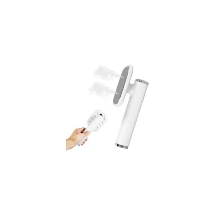 Fier de calcat portabil, 21.6x7.2cm, umed si uscat, design pliabil, rezervor apa 20ml