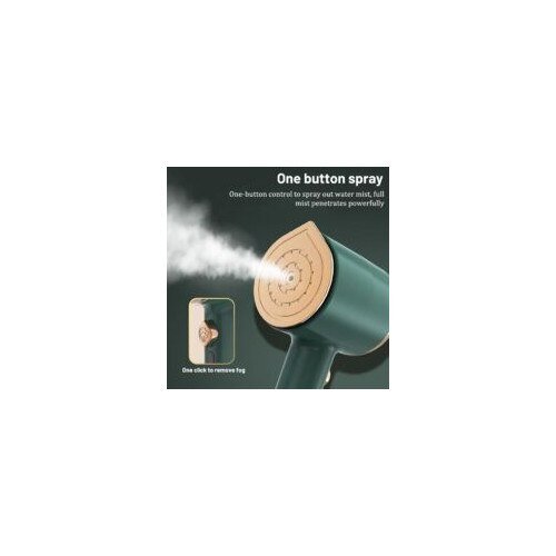 Fier de calcat mini portabil, 33W, placuta din titan, rezervor apa 50ml, cablu 1.8m