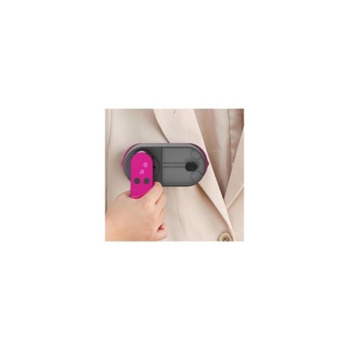 Fier de calcat portabil, cu cap rotativ la 180 grade, abur profesional, verde, compact