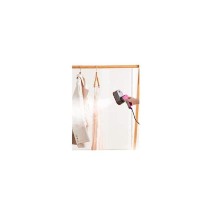 Fier de calcat portabil, cu cap rotativ la 180 grade, abur profesional, verde