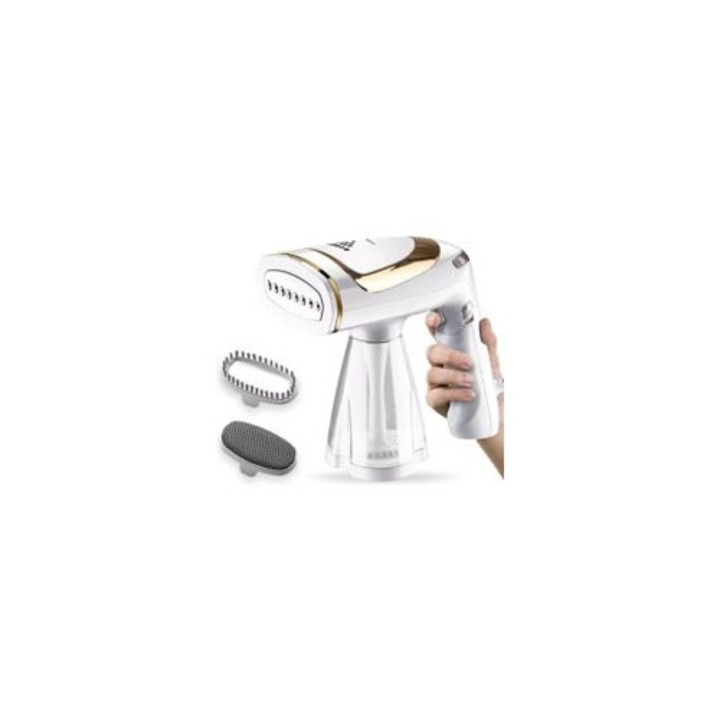 Fier de calcat cu abur, 1600W, 350ml, 2 accesorii, portabil, pliabil