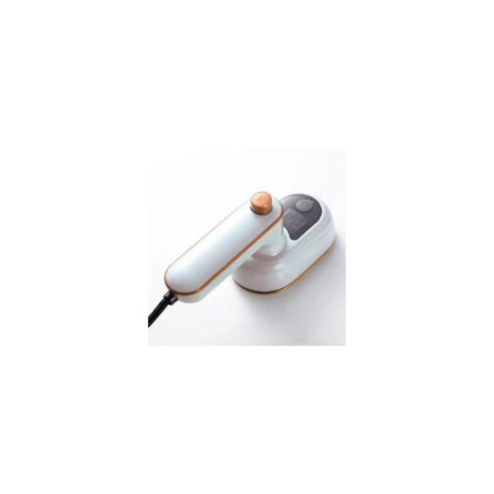 Fier de calcat portabil, mini fier pliabil, functie de pulverizare, 50 ml, alb