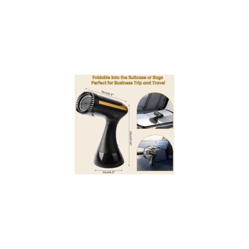 Fier de calcat vertical, 1500W, rezervor de apa detasabil 350ml, abur continuu, ideal pentru calatorii