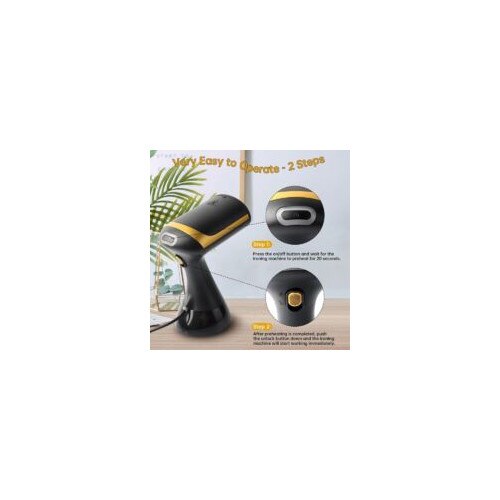 Fier de calcat vertical, 1500W, rezervor de apa detasabil 350ml, abur continuu, ideal pentru calatorii