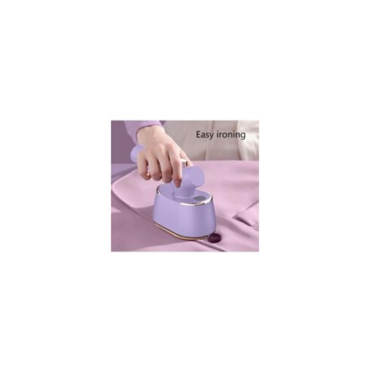 Fier de calcat portabil, 15 secunde incalzire rapida, abur, manere ergonomice, multicolor