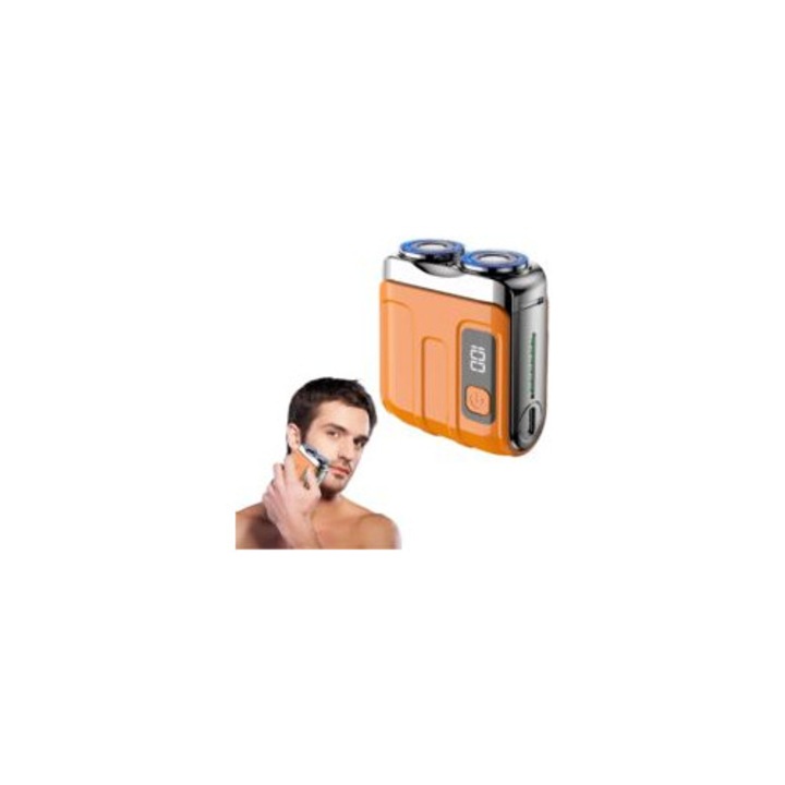 Aparat de ras electric mini, portabil, waterproof IPX7, 9000 RPM, curatare profunda