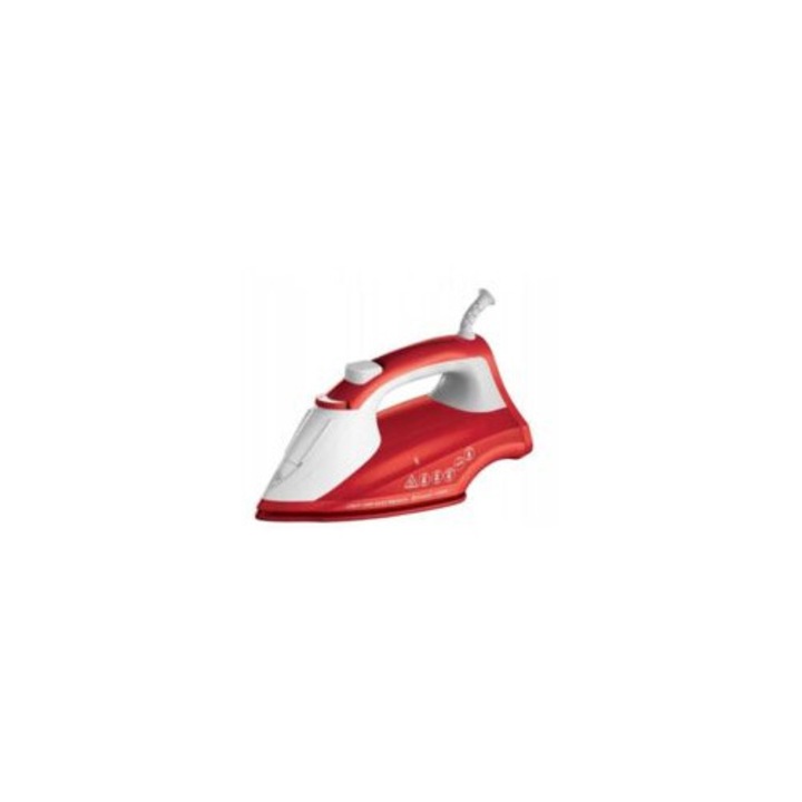 Fier de calcat cu abur Light & Easy Brights, 2400W, rosu, rezervor 240ml, cablu 2m