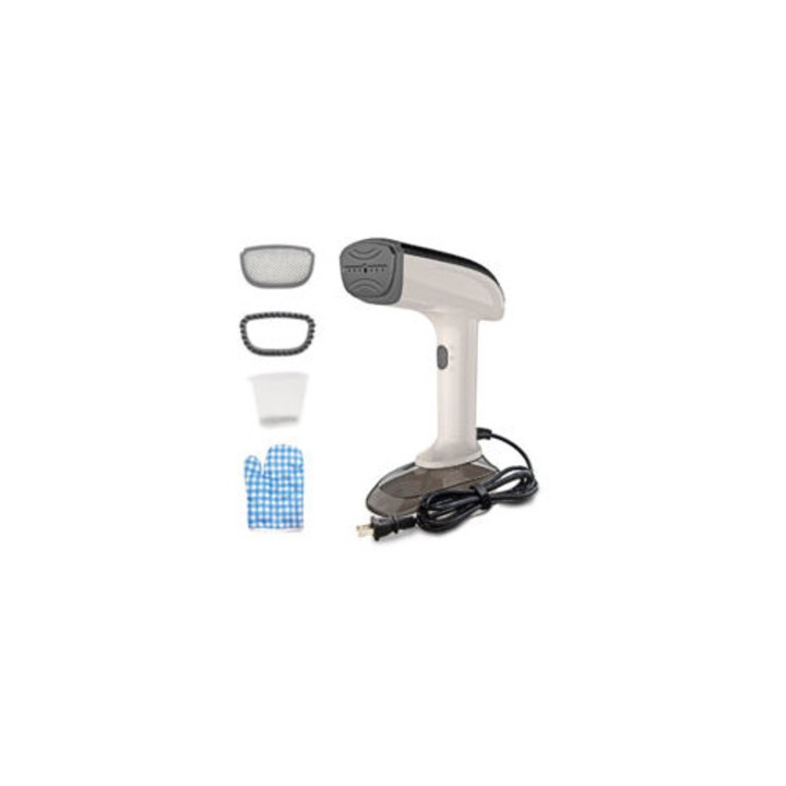 Steamer portabil pentru imbracaminte, 300 ml, utilizare acasa si calatorie, abur vertical si orizontal