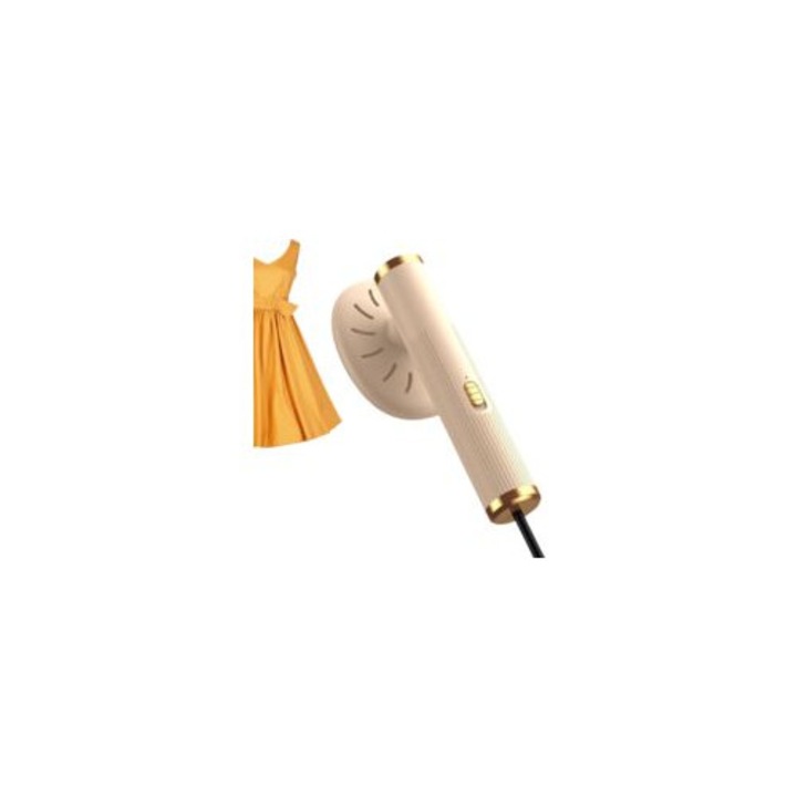 Fier de calcat portabil cu abur, doua moduri, compact, pentru camasi si perdele, multicolor