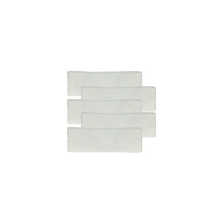 5 db mikroszálas felmosóhuzat készlet, fehér, 35x12.1cm
