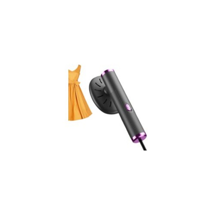Fier de calcat cu abur portabil, doua functii, compact, pentru toate tipurile de tesaturi, multicolor