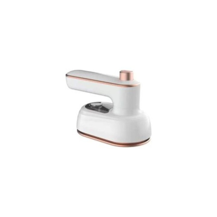 Fier de calcat mini portabil cu abur, uscat si umed, 150C, 50ml, alb