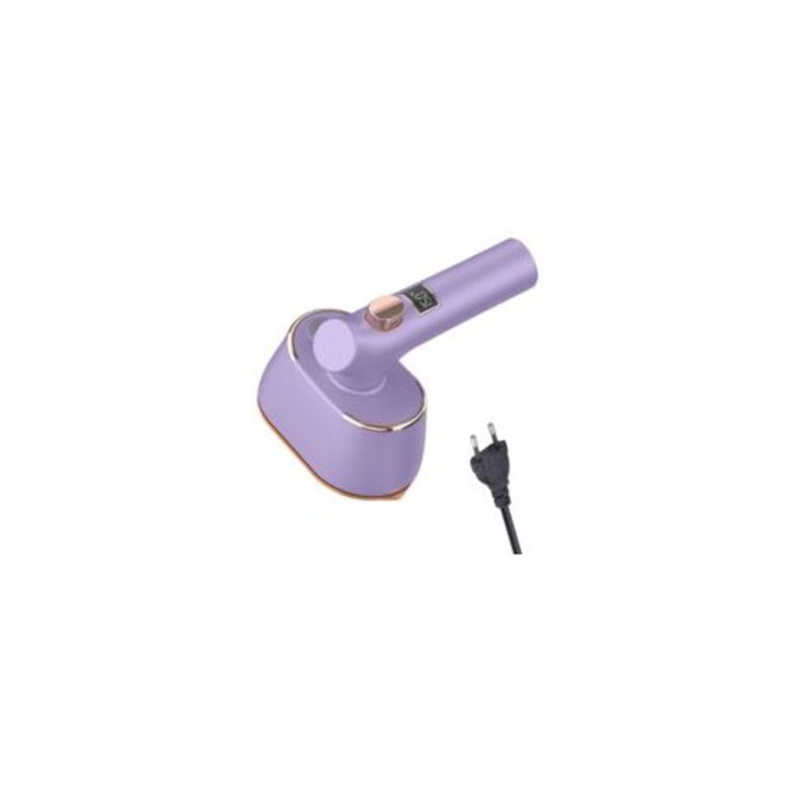 Fier de calcat portabil, incalzire rapida in 15 secunde, abur, manere ergonomice, 90° rotativ