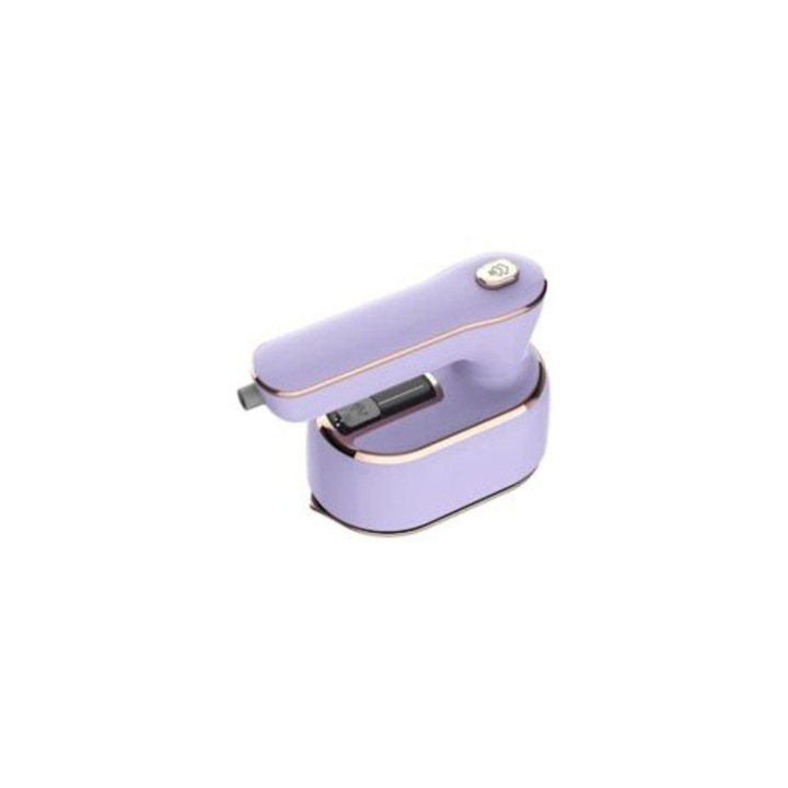 Fier de calcat mini portabil, 1000W, abur 16g/min, design pliabil, 50ml, 1.45m cablu, violet
