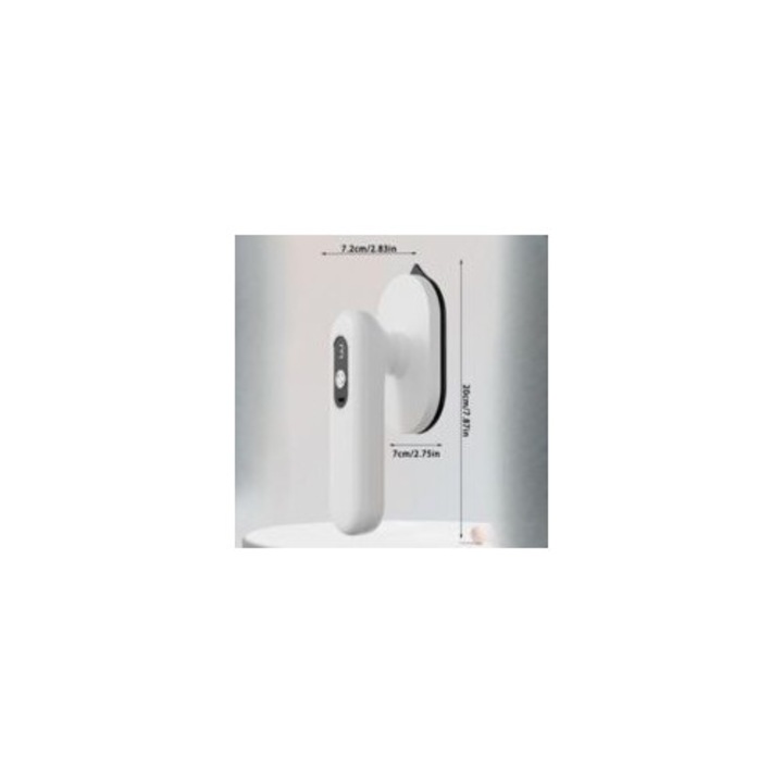 Fier de calcat mini portabil, 180° rotire, abur, compact, 20x7.5cm, fara fir
