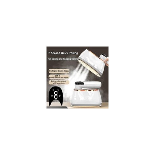 Dispozitiv de calcat portabil 2 in 1, 1200 W, abur instant, design compact, rezervor mare de apa