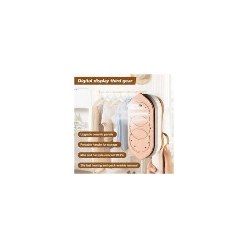 Fier de calcat mini, 1200W, portabil, rezervor apa 180ml, incalzire rapida 20 secunde, ideal pentru acasa si calatorii