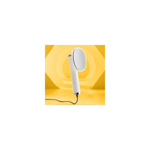 Fier de calcat portabil, alb, cu cap rotativ, compact, pentru calatorii