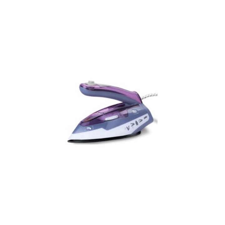 Fier de calcat cu abur MR-317T 1100 W 9x12.5x19.5 cm, violet, functie de abur, sistem de auto-curatare