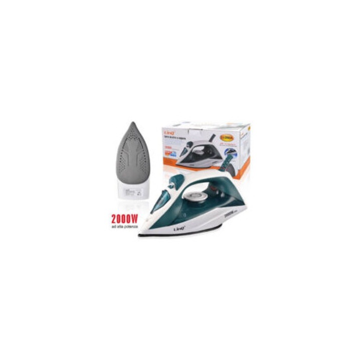 Fier de calcat cu abur, 2000W, 200ml, auto-curatare, dimensiuni 28x16x11cm