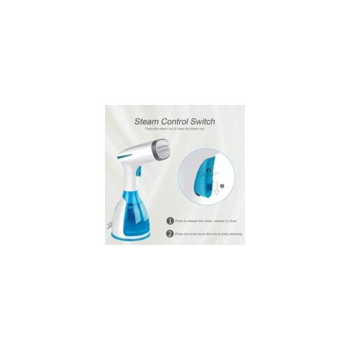Fier de calcat cu abur portabil 1000W, 280ml, utilizare versatila, compact