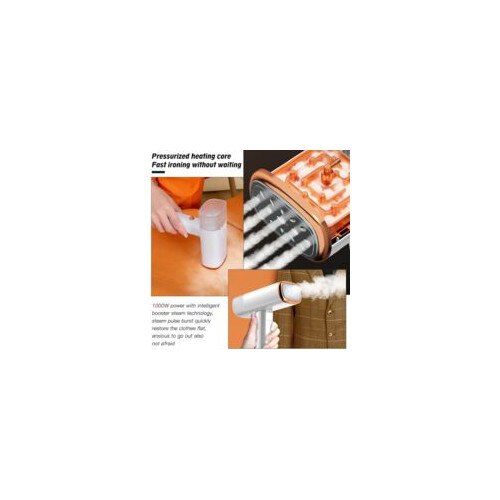 Fier de calcat portabil, 1000W, rezervor apa 100ml, abur continuu, pliabil