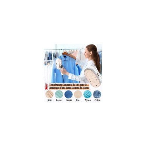 Fier de calcat vertical 2-in-1, 1200W, abur continuu 15 minute, capacitate rezervor 180ml, 0.5kg
