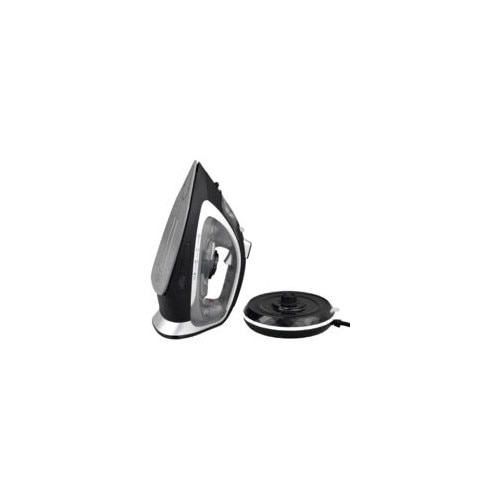 Fier de calcat cu abur fara fir AD5043, 2400W, talpa ceramica 23.5x12cm, set complet